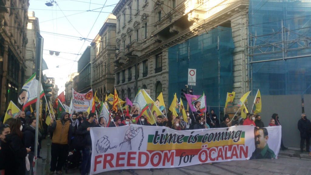 Manifestazione Ocalan