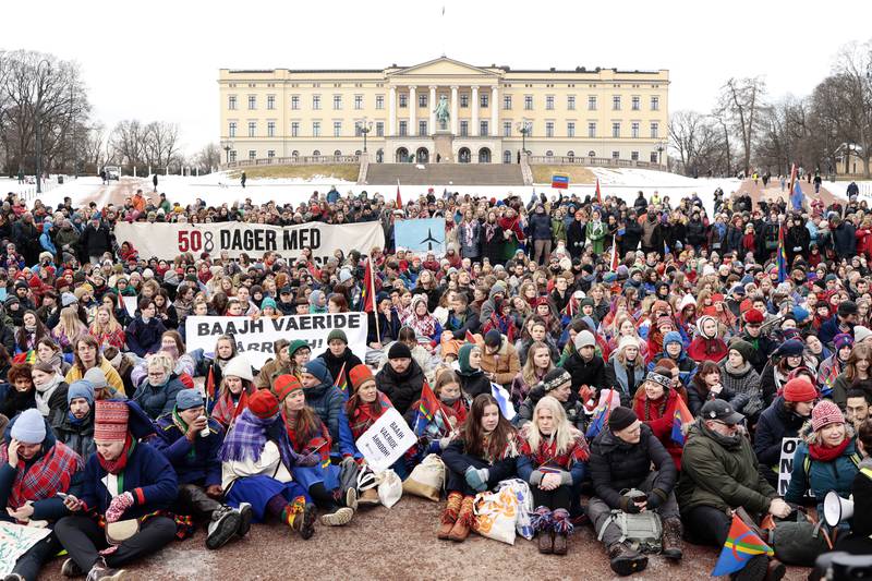 Indigeni Sami protesta