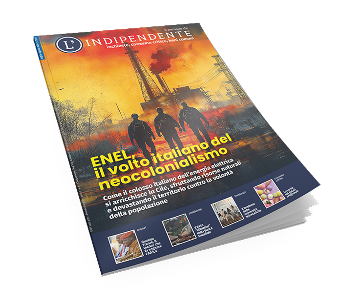 Copertina luglio/agosto 2025 - ENEL il volto italiano del neocolonialismo