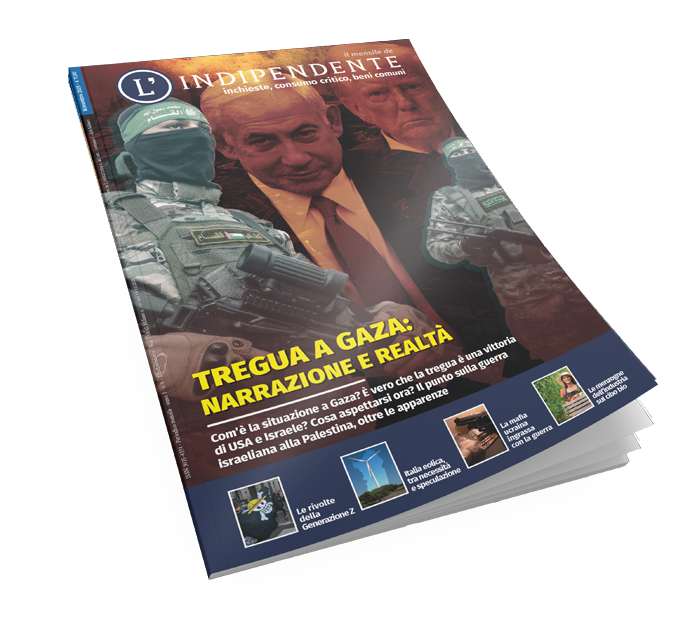 Copertina novembre 2025 - Tregua a Gaza: narrazione e realtà
