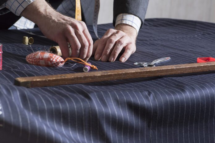 View,Of,A,Tailored,Suit,From,A,Tailor,In,His
